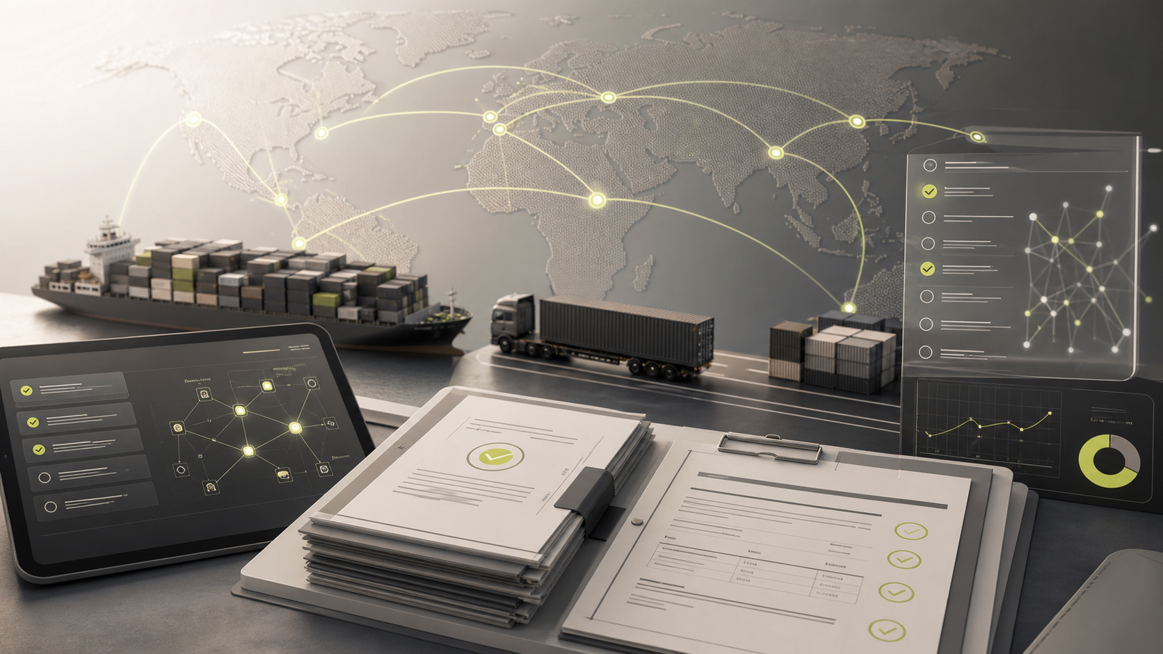 A trade risk employee for safer cross-border execution